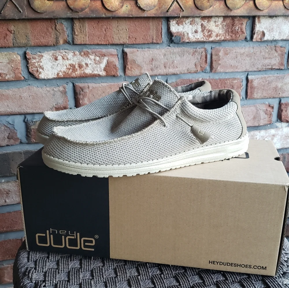 Hey Dude Men's Beige Slip-On Loafers - Picture 5 of 6